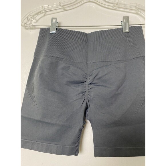 Wavar Women's Scrunch Butt Shorts Active Sport Cycling Gray Size L Athletic - Picture 10 of 10